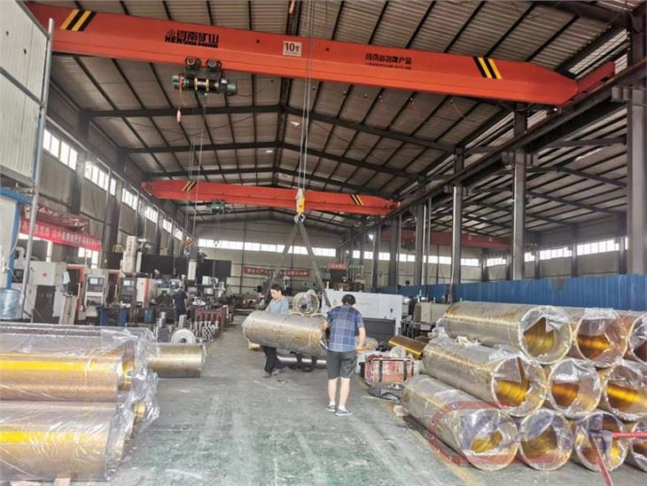 Steel winding spool for aluminium sheet